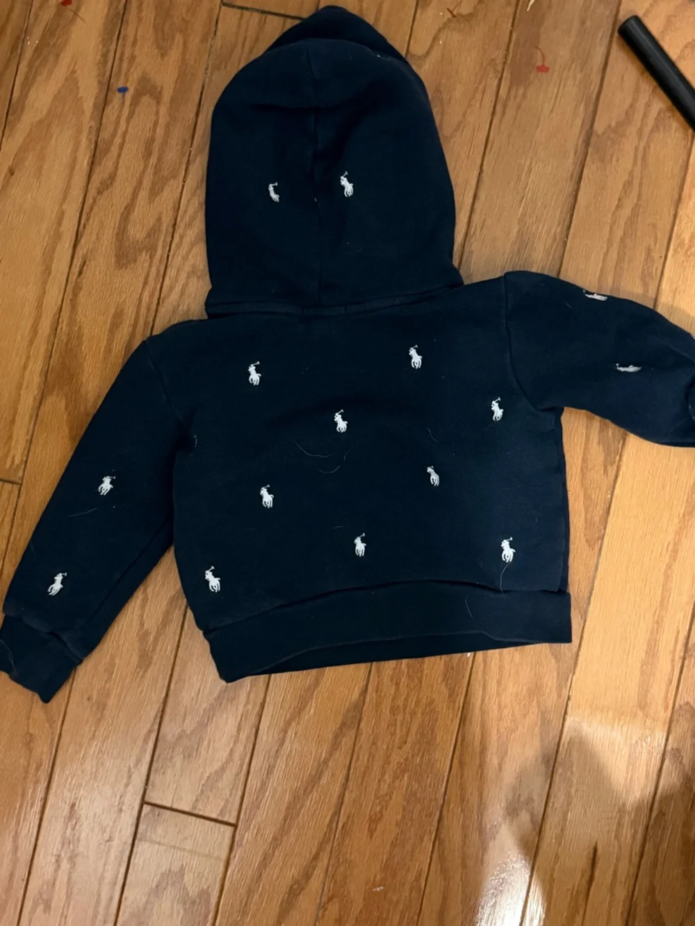 Polo by Ralph Lauren Navy and white Hoodie sweatshirt size 3/3T